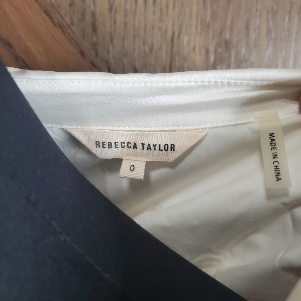 Rebecca Taylor Jewel Collar Popover - Picture 3 of 4